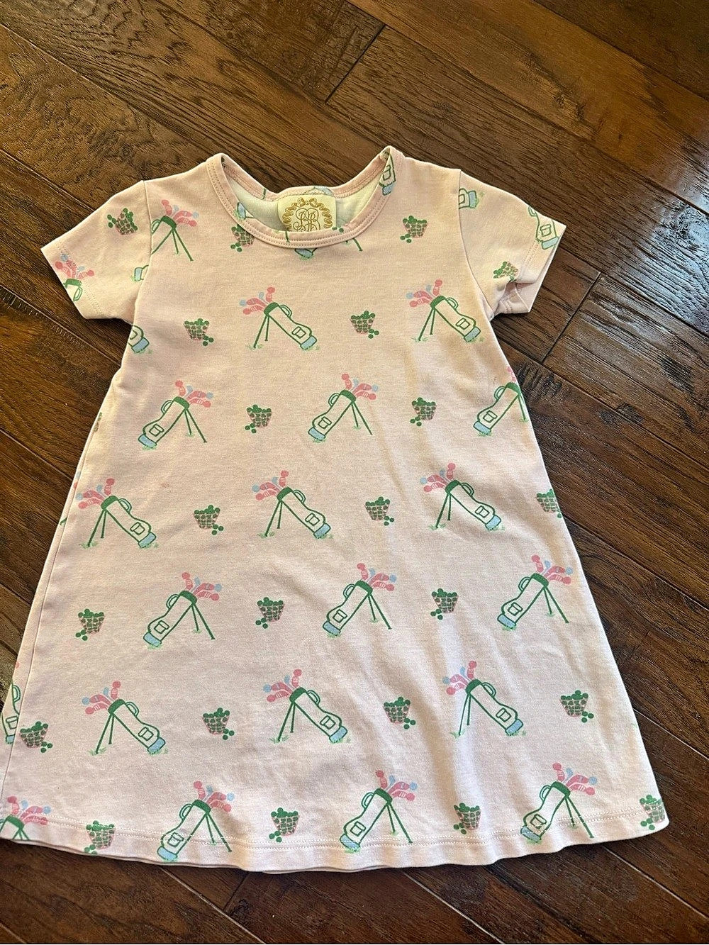 The Beaufort Bonnet Company toddler Floral Short Sleeve Dress Size 4T, best by p
